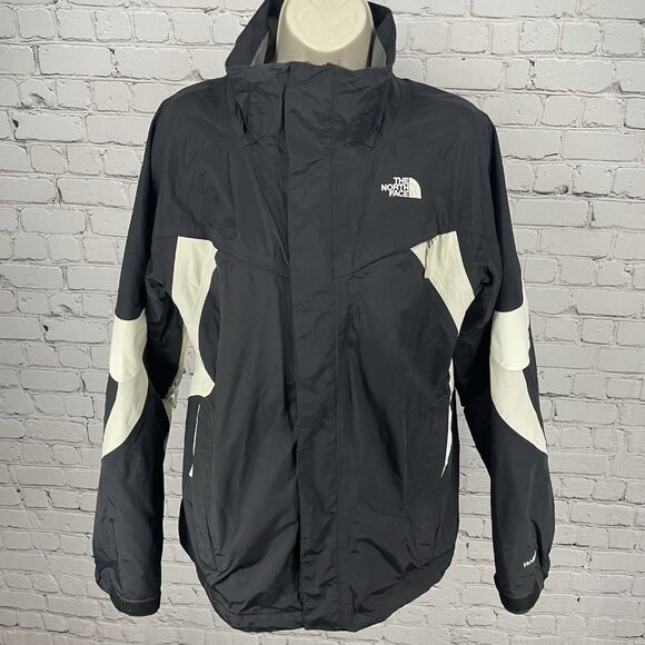 The North Face Black Ivory HyVent Zipped Pockets Lined Jacket Size Large L - Picture 1 of 16